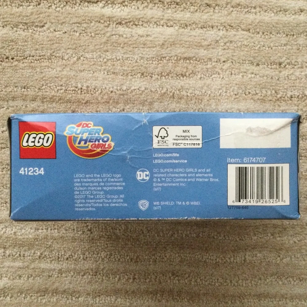 NIB LEGO DC Super Hero Girls Bumblebee Helicopter 41234 Building Set Sealed